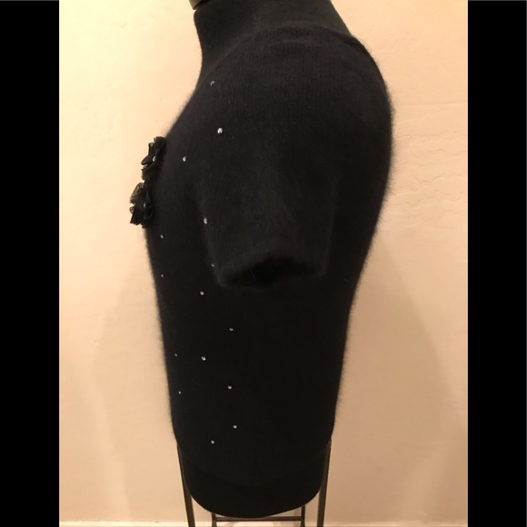 NEW BLACK TWIGGY ANGORA SzXL TOP - Picture 4 of 5
